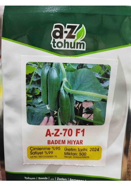 70 F1 Mini Badem Sırık Silor Hıyar Tohumu 500 Adet