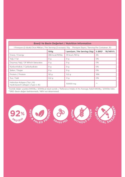 Collagen Peptides + Collagen Peptides Advanced – Onarıcı & Yenileyici, Biotin ve C Vitamini Takviyesi