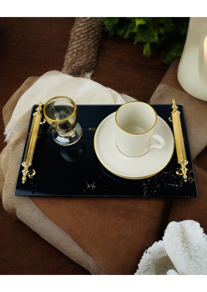 Heartfelt Nişan Kahve Tepsisi