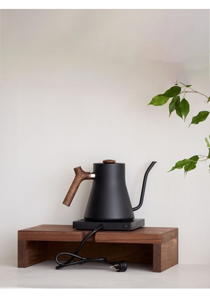 Kahve Köşesi Düzenleyici Kahve Makinası Standı Tezgah Üstü Doğal Ahşap Organizatör Organizer fiyatları