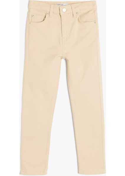 Beli Ayarlanabilir Lastikli Pamuklu Slim Fit Pantolon