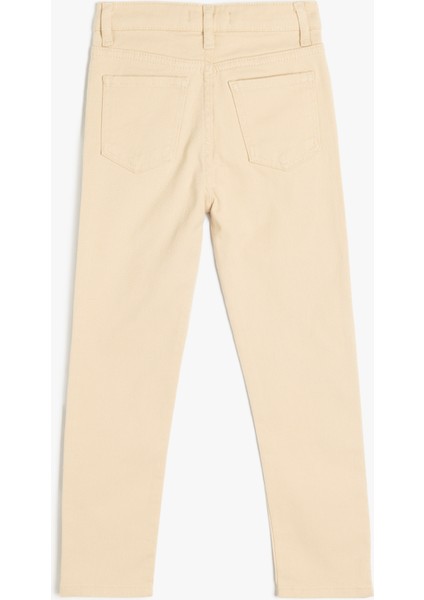 Beli Ayarlanabilir Lastikli Pamuklu Slim Fit Pantolon fiyatları