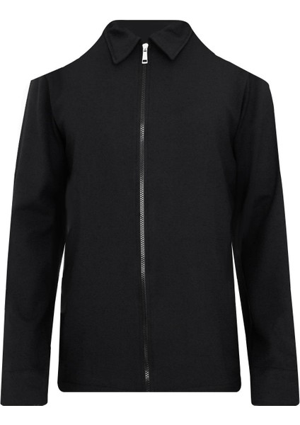 Siyah Comfort Fit Gömlek Ceket