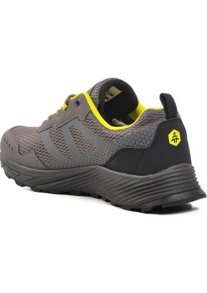 Koyu Gri-Neon Yeşil Su Geçirmez Erkek Outdoor Ayakkabı fırsatları