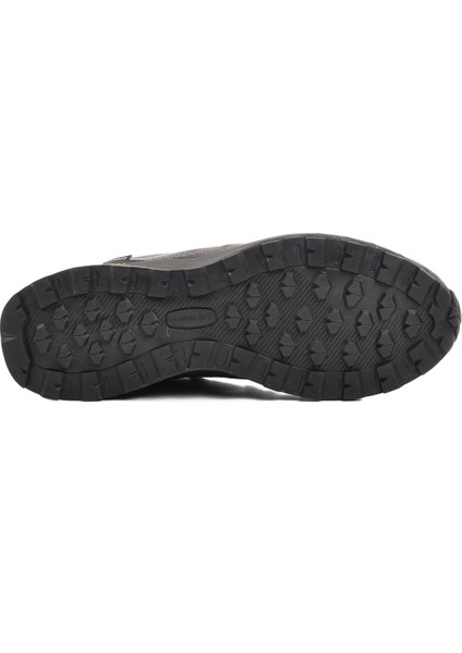 Koyu Gri-Neon Yeşil Su Geçirmez Erkek Outdoor Ayakkabı indirimleri