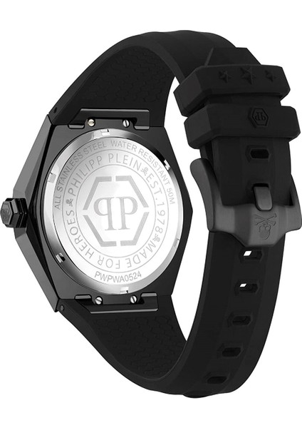 PWPWA0524 Siyah Silikon Erkek Kol Saati modelleri