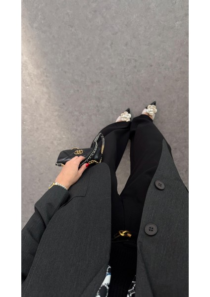 Premium Dikişli Antrasit Blazer Ceket modelleri