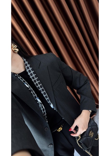 Premium Dikişli Antrasit Blazer Ceket fırsatları