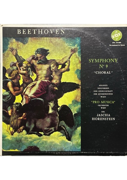 Beethoven Symphony – No 9 Choral Klasik Lp Plak