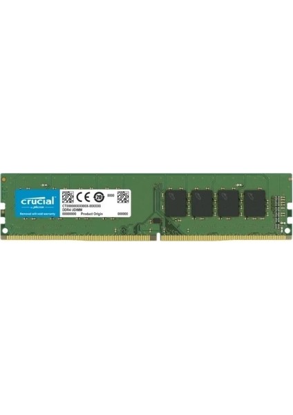 Crucıal 8gb Ddr4 3200MHZ CL22 Pc Ram CT8G4DFRA32A