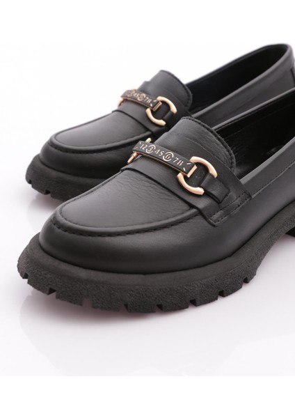 4261 Kadin Aksesuarli Loafer Ayakkabi fırsatları