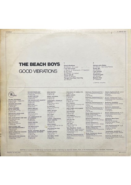 The Beach Boys Good Vibrations Lp Plak