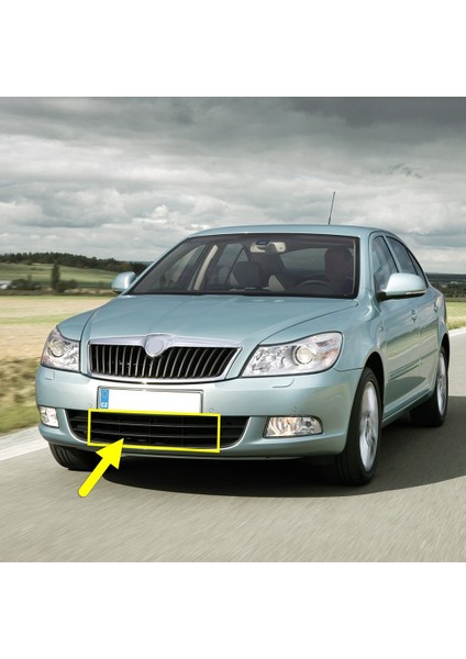 Skoda Octavia 2 2009-2012 Ön Tampon Alt Orta Izgara Plastik 1Z0853677C