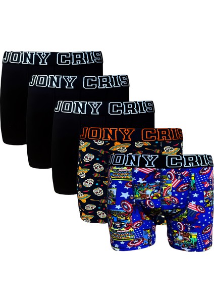 Erkek Boxer 5’li Paket Erkek kilot Erkek Don İç giyim