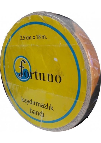 Beyaz Kaydırmazlık Bandı 25 mm x 18 Metre