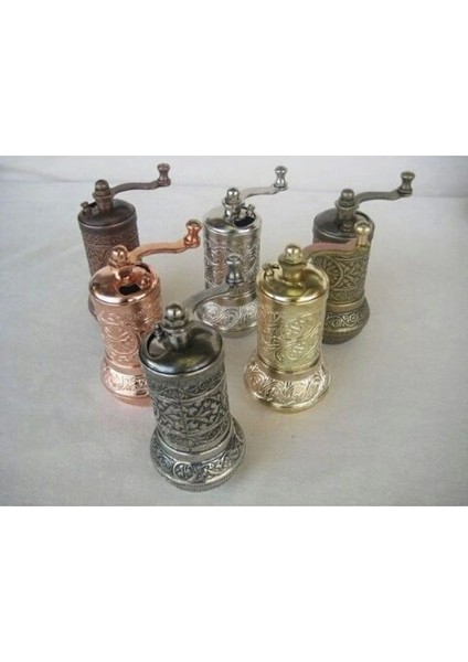 Osmanlı Motifli Kahve ve Baharat Değirmeni Gümüş (233233) modelleri