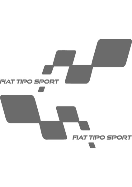 Tipo Sticker - Sport Sticker - Fiat Sticker - Kapı Altı Sticker - Oto Sticker - Araba Sticker