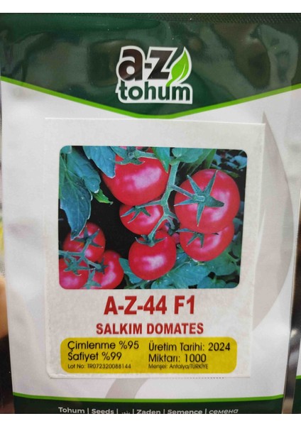 44 Sırık Salkım Domates Tohumu 1.000 Adet Hibrit Tohum