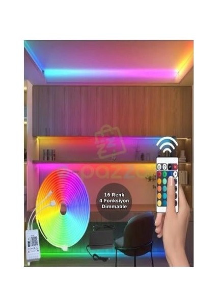 Esnek Şerit Neon LED 5m