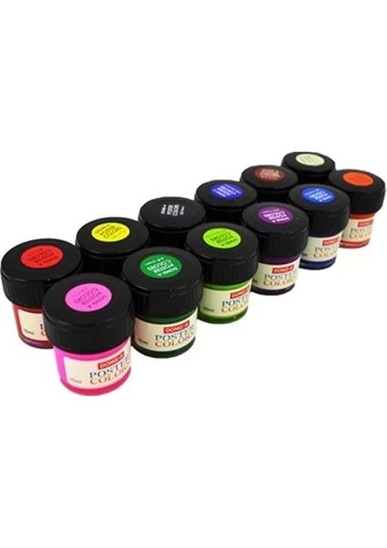 261512 Poster Color Guaj Boya 12 Renk