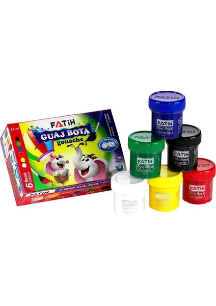 Guaj Boya 6 Renk (25ML)