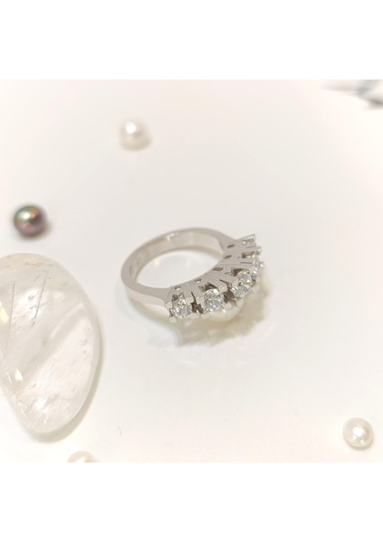 Beş Taş Yüzük 14 Ayar Altın modelleri