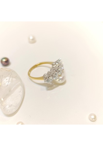 Beş Taş Yüzük 14 Ayar Altın Hd Videolu modelleri