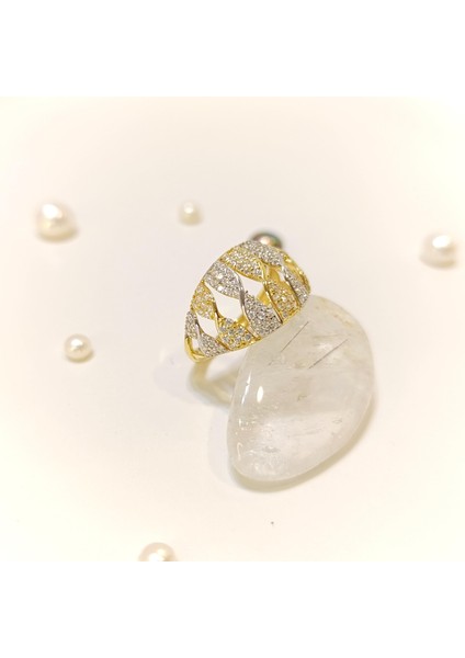 Taşlı Yüzük 14 Ayar Altın Hd Videolu