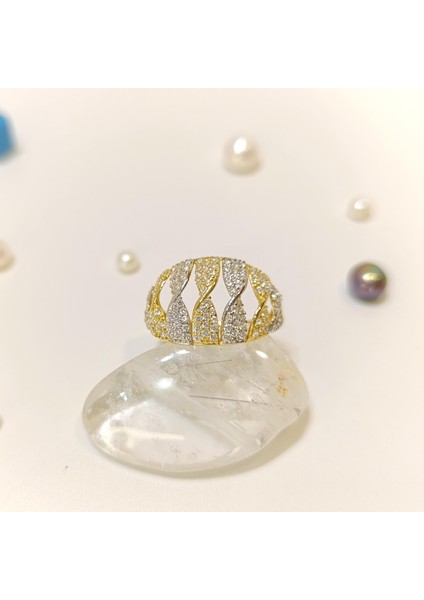 Taşlı Yüzük 14 Ayar Altın Hd Videolu modelleri