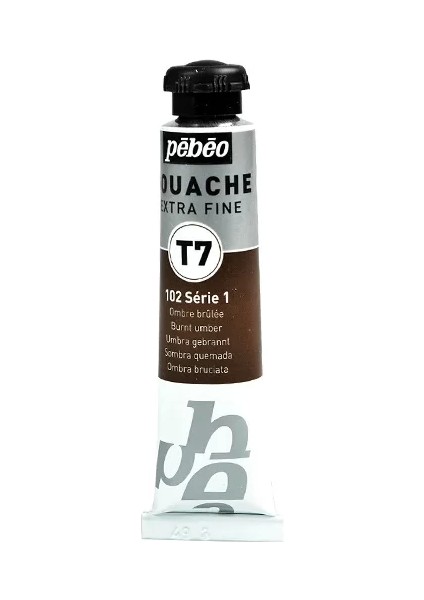 Extrafine T7 Guaj Boya 20ML Seri:1 102 Burnt Umber