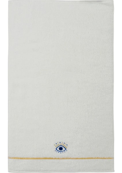 Lcw Home Ekru Pamuklu Göz Nakışlı Yüz Havlusu 50X80 cm