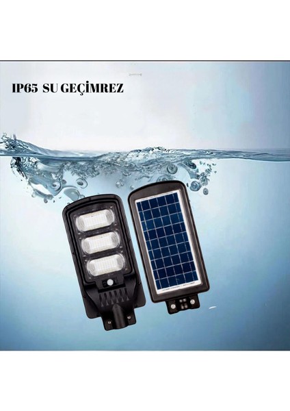 150W LED Solar Sokak Armatürü(Sensörlü) Kumandalı | Solar Sokak Lambası | Güneş Enerjili Sokak Lambası fırsatları