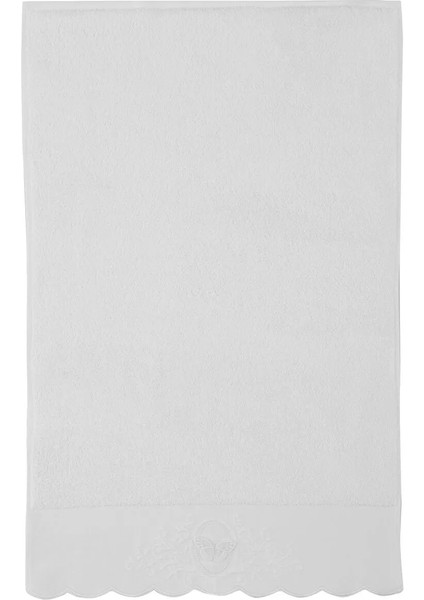 H12 Dantel Detaylı Nakışlı Yüz Havlusu 50 x 80 cm modelleri