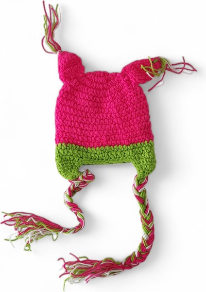 Uyuyan Baykuş Çocuk Bere Pembe