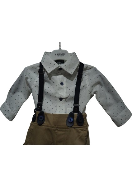 YAPRAK DESENLİ GÖMLEKLİ SALOPET ERKEK TAKIM indirimleri