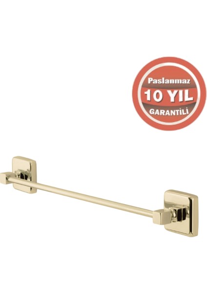 Paslanmaz Pirinç Kumru Uzun Havluluk 60CM Altın Sarı Gold