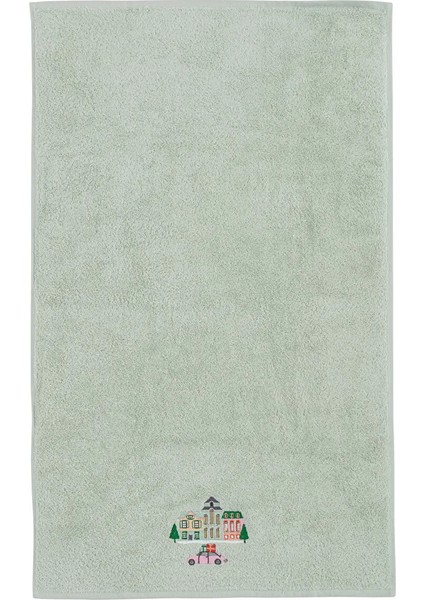 Lcw Home Yeşil Nakışlı Pamuklu Yüz Havlusu 50 x 80 cm indirimleri