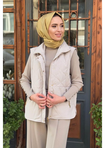 Jedan Şişme Yelek HLY0125K110.001 Bej