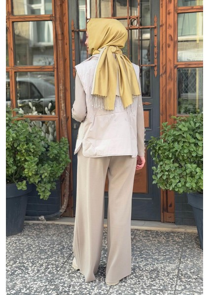Jedan Şişme Yelek HLY0125K110.001 Bej