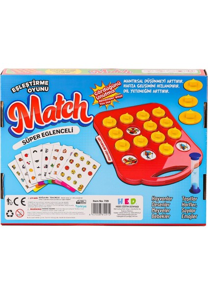 729 Match Eşleştirme Oyunu -Hobi Oyuncak