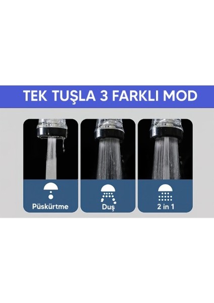 Herseyevinizde Çok Fonksiyonlu Musluk Başlığı