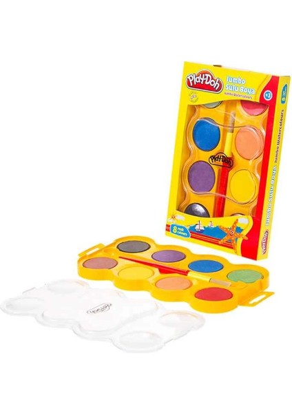 Playdoh Sulu Boya Jumbo 40 mm x 8'li