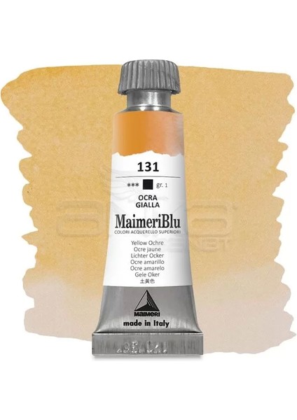 Blu Tüp Sulu Boya 12 ml S1 NO:131 Yellow Ochre