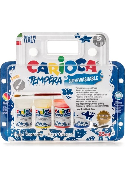 KO033 Tempera Sulu Boya Süper Yıkanabilir Fırçalı 5X2ML 5 Renk fiyatları