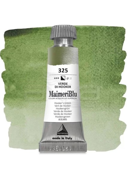 Blu Tüp Sulu Boya 12 ml S2 NO:325 Hookers Green