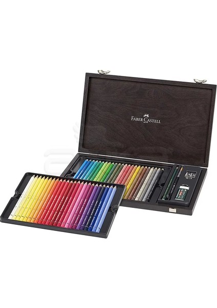 Faber Castell Albrecht Dürer Sulu Boya Kalemi 48LI Ahşap Kutu