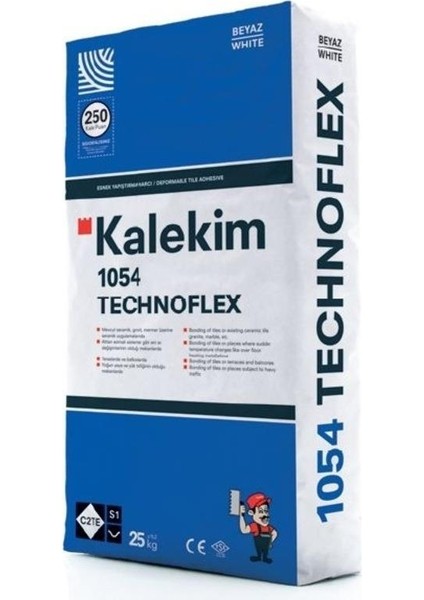 Technoflex 1054 Beyaz Yapıştırma Harcı 25 kg