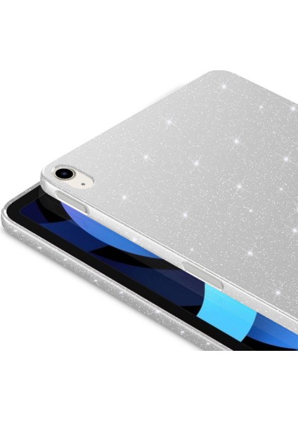 Apple iPad Air 10.9 2022 (5 Nesil) Simli Parlak Görünümlü Tablet Koton Kılıf