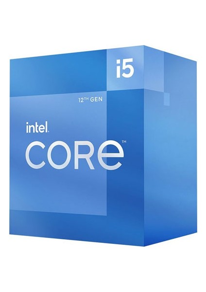 Core I5 12400F 6 Core 2.50 Ghz 18MB 1700P 65W Box (Kutulu) (Fanlı) (12.nesil) (Ekran Kartı Gerektirir.)