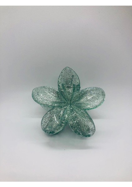 Simli Lotus Çiçeği Mandal Toka 1 Adet